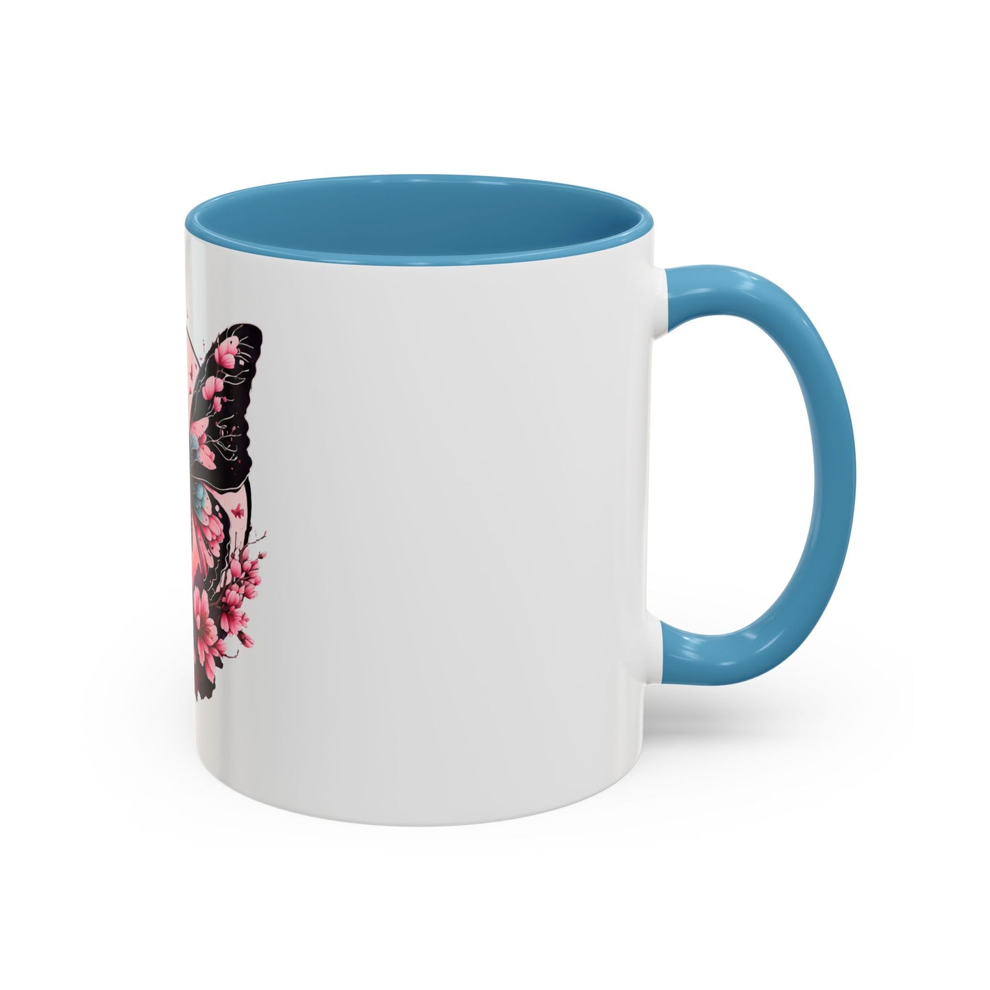 Butterfly Blossom Accent Coffee Mug - 11oz & 15oz