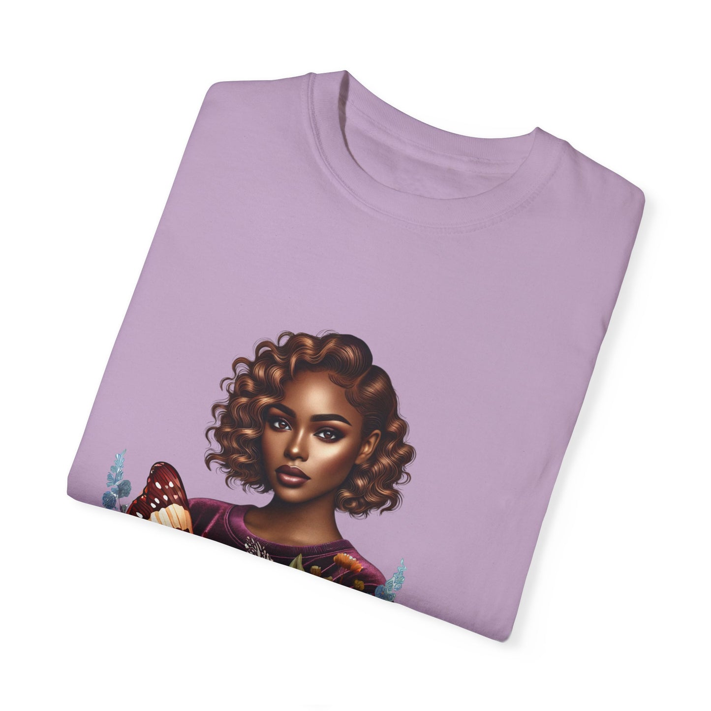 Proverbs 31 Inspirational Unisex Garment-Dyed T-Shirt with Butterfly Design