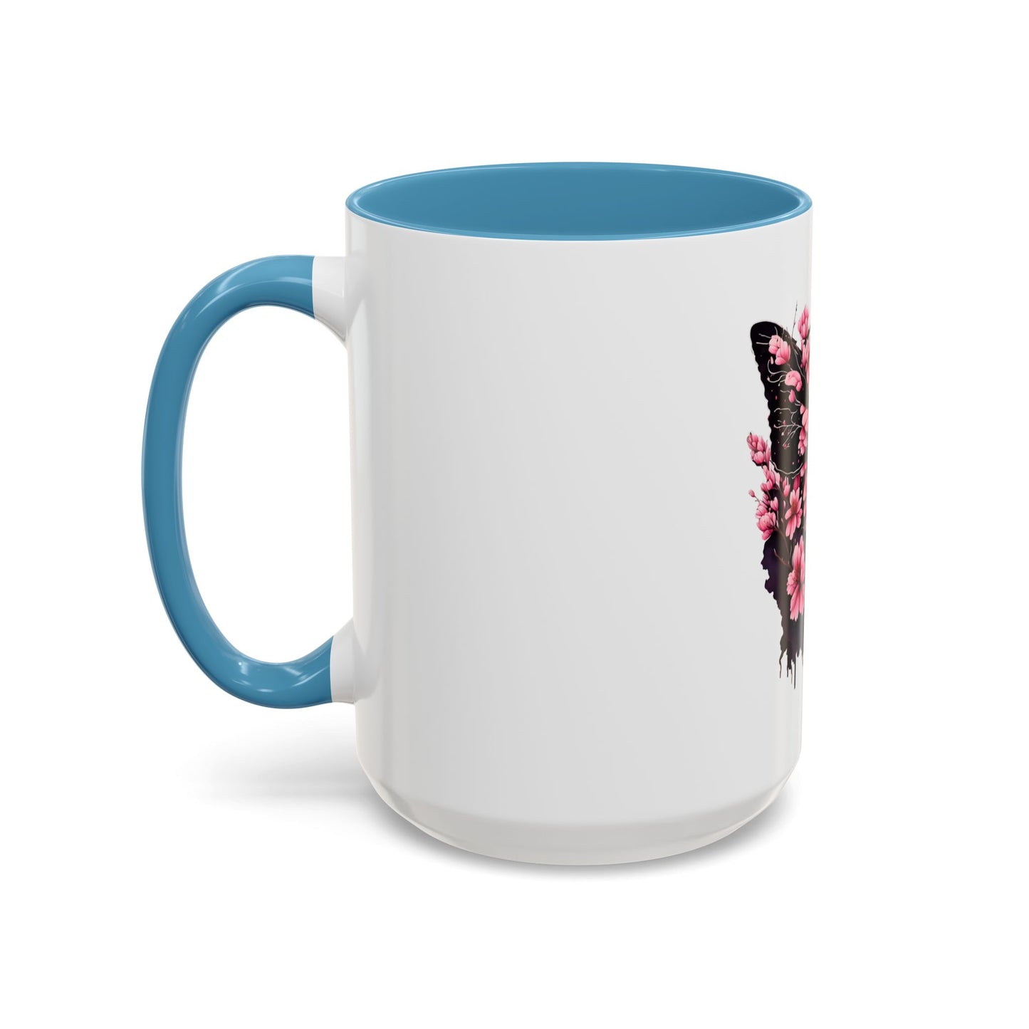 Butterfly Blossom Accent Coffee Mug - 11oz & 15oz