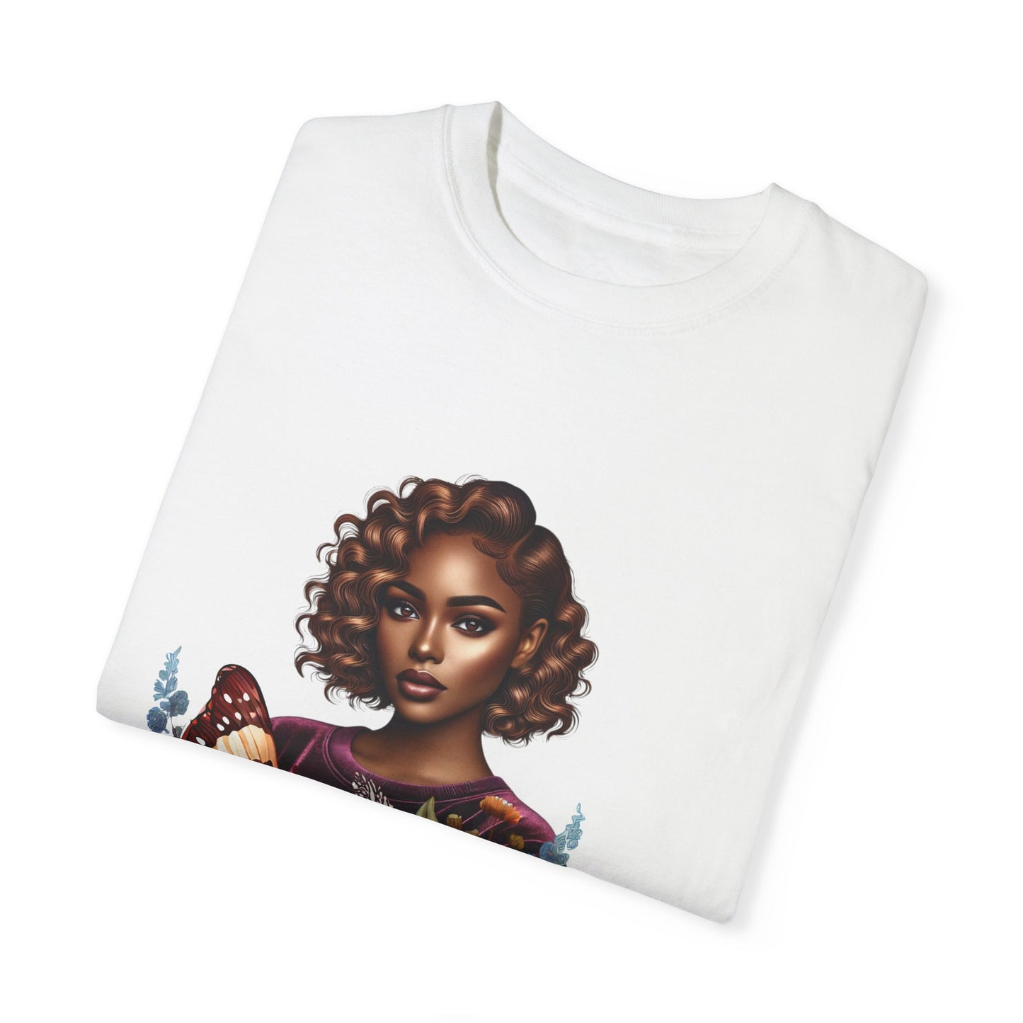 Proverbs 31 Inspirational Unisex Garment-Dyed T-Shirt with Butterfly Design