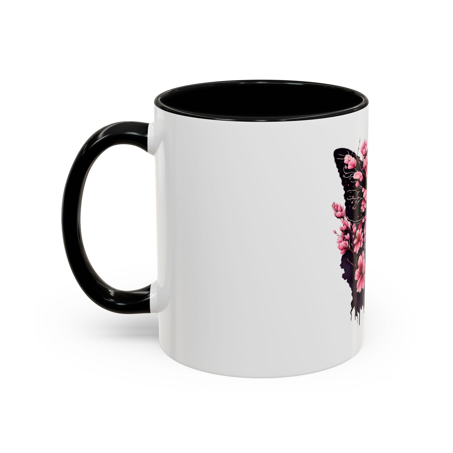 Butterfly Blossom Accent Coffee Mug - 11oz & 15oz