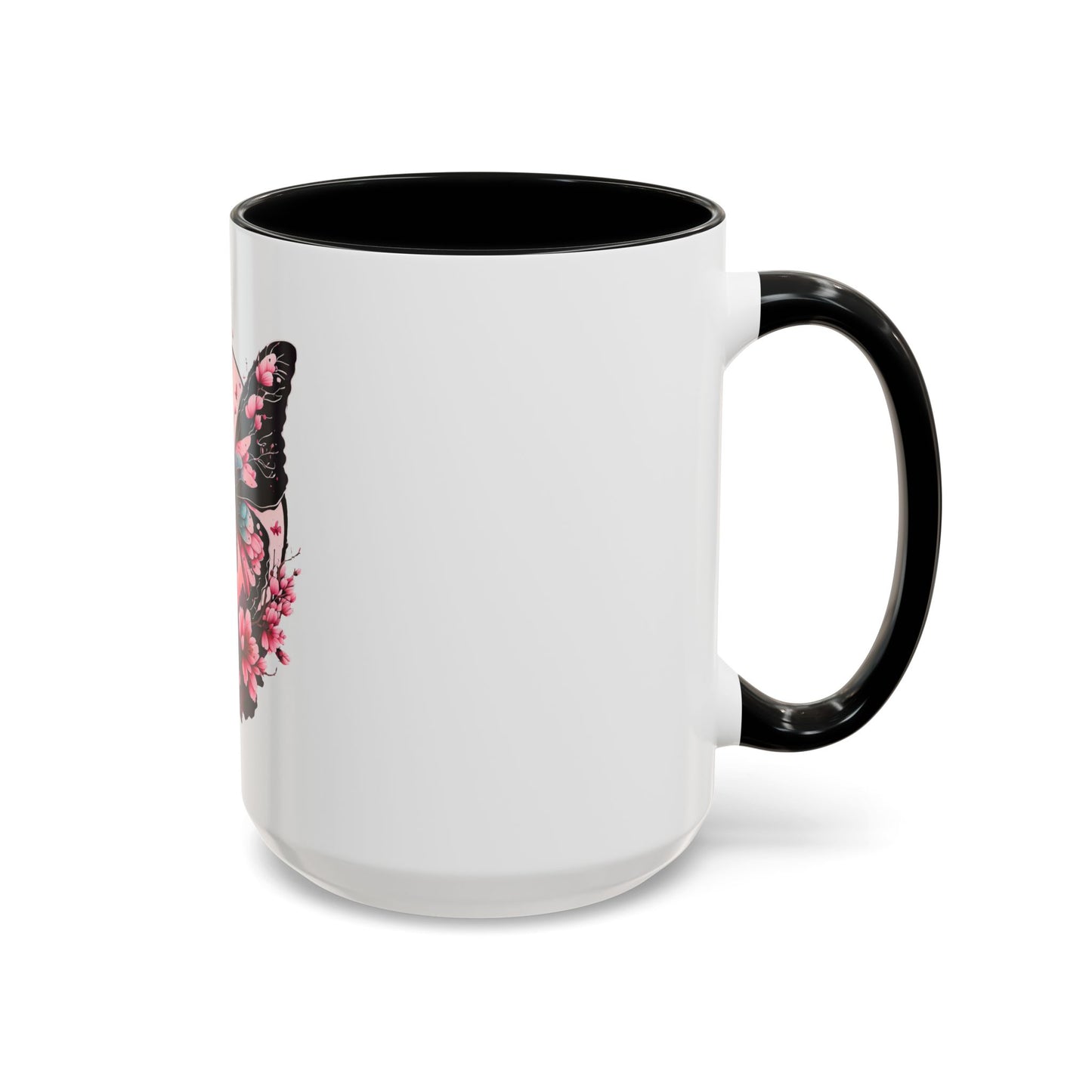 Butterfly Blossom Accent Coffee Mug - 11oz & 15oz