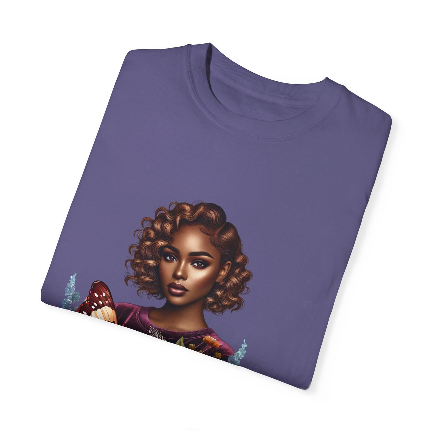 Proverbs 31 Inspirational Unisex Garment-Dyed T-Shirt with Butterfly Design