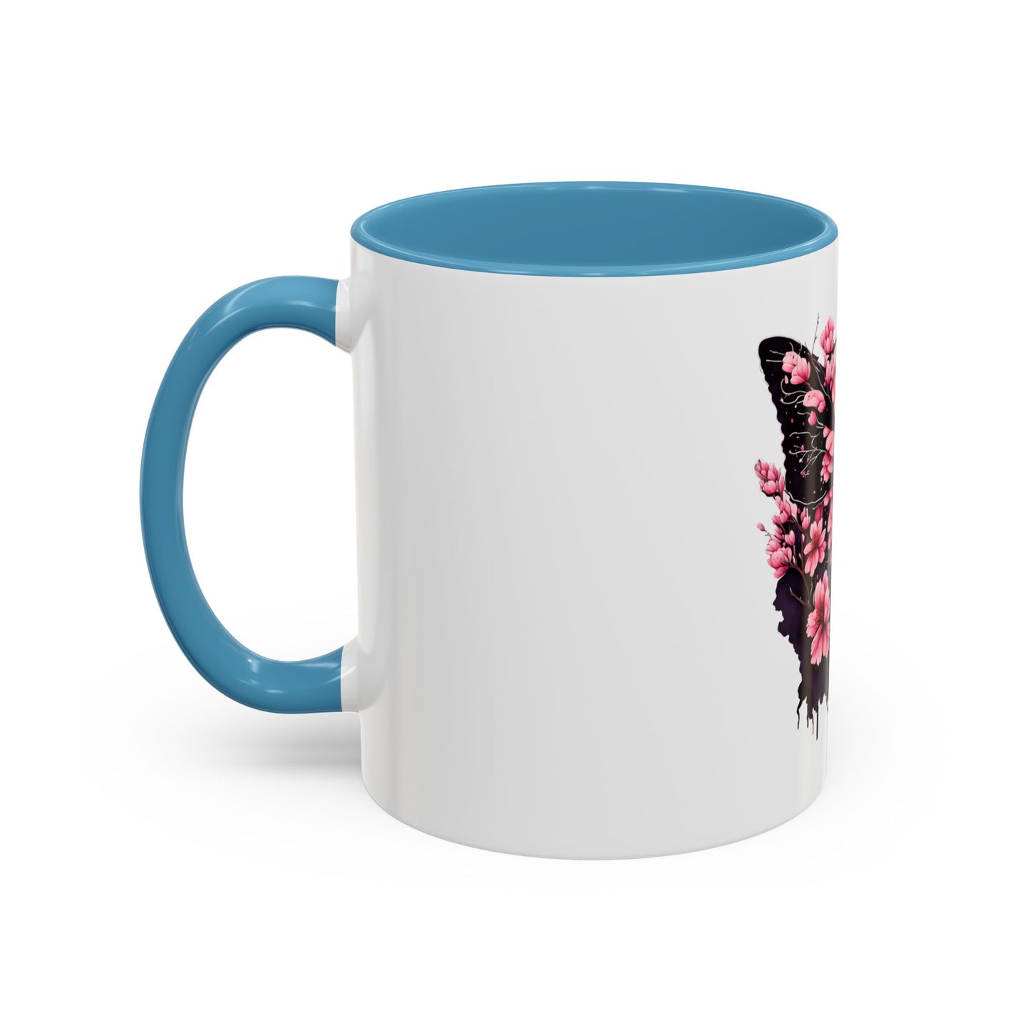 Butterfly Blossom Accent Coffee Mug - 11oz & 15oz