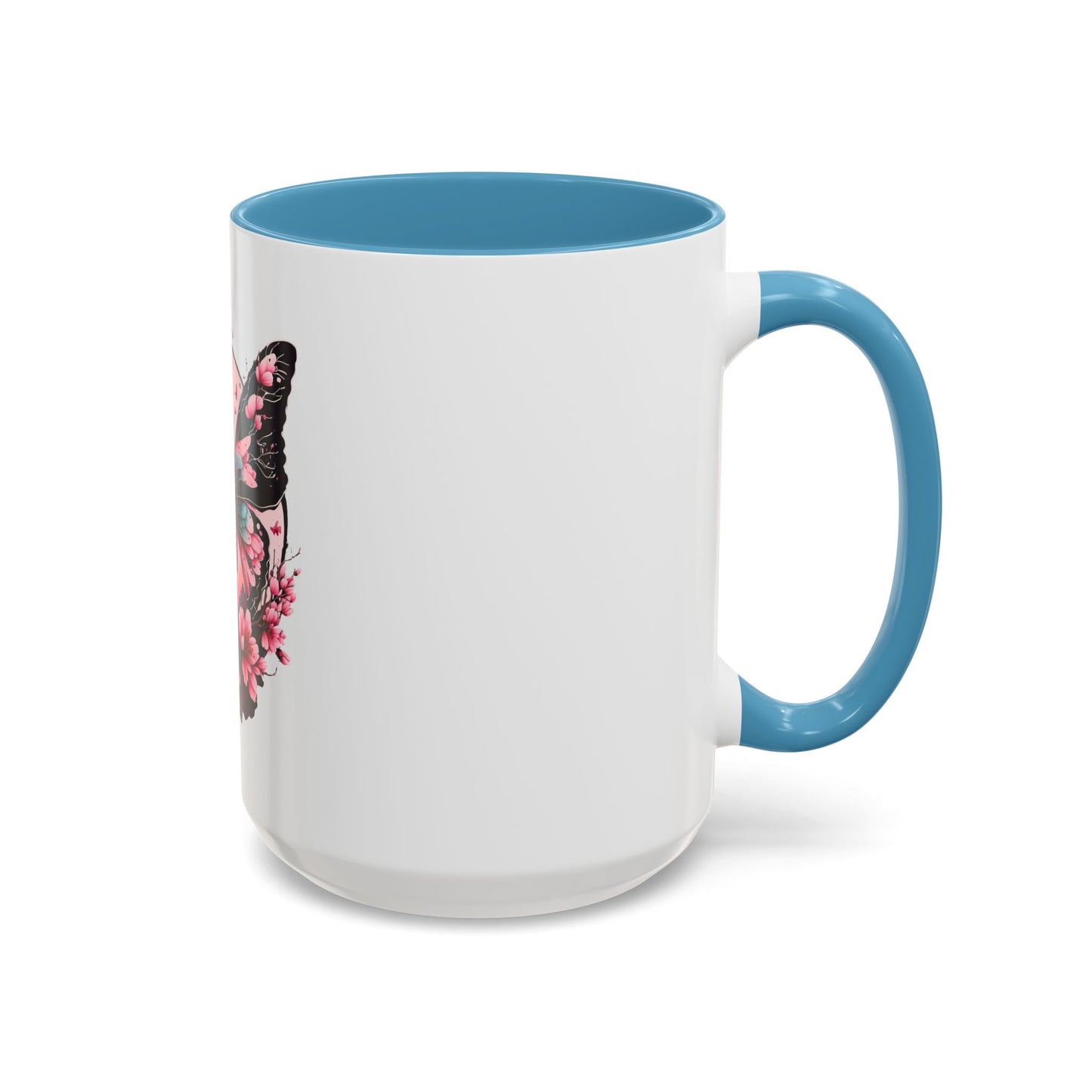 Butterfly Blossom Accent Coffee Mug - 11oz & 15oz