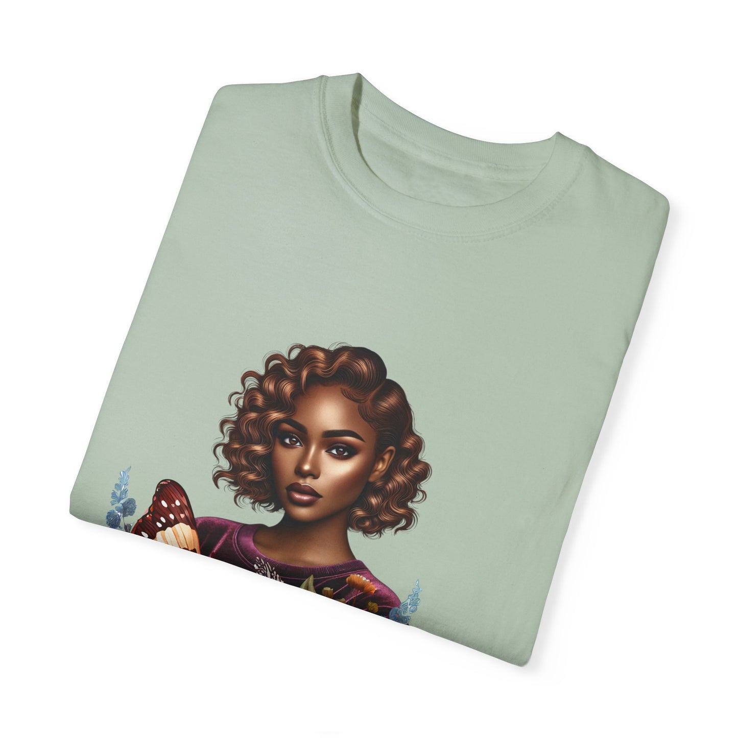 Proverbs 31 Inspirational Unisex Garment-Dyed T-Shirt with Butterfly Design