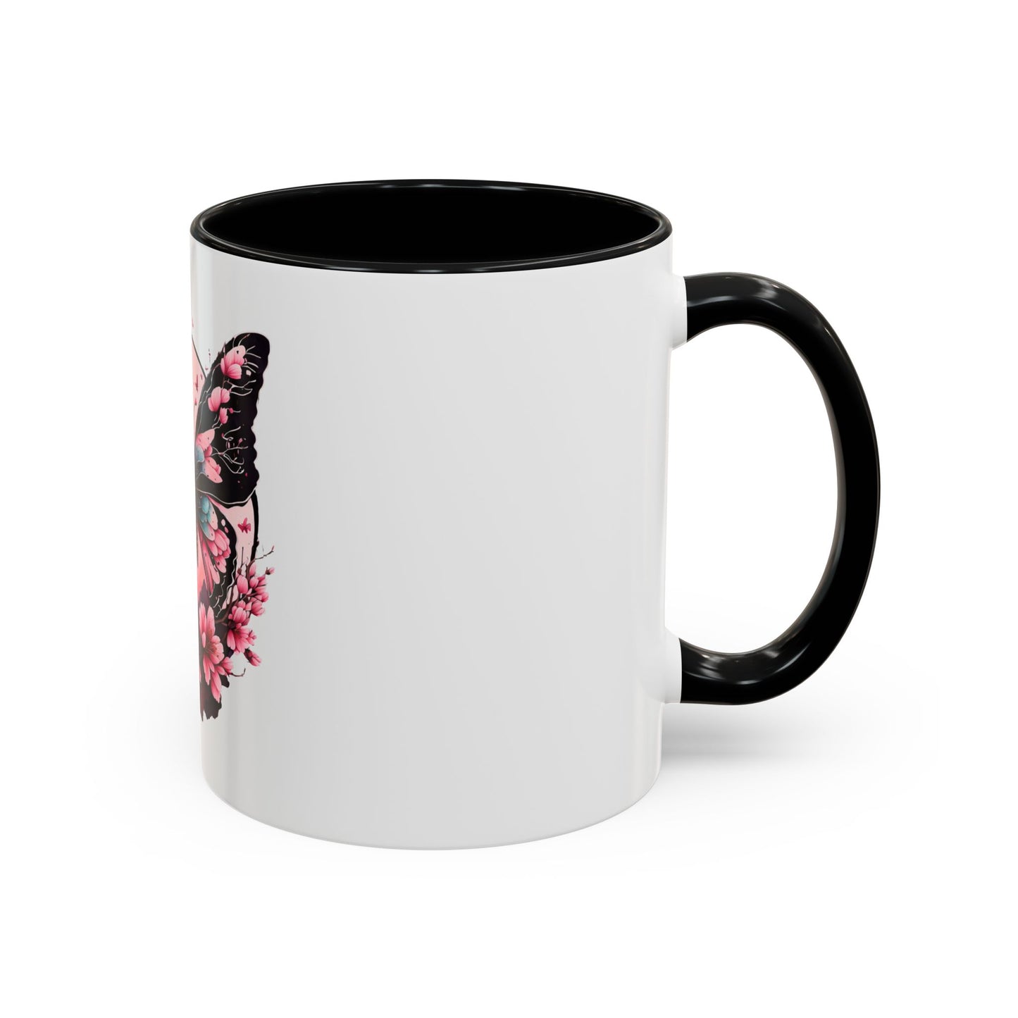 Butterfly Blossom Accent Coffee Mug - 11oz & 15oz