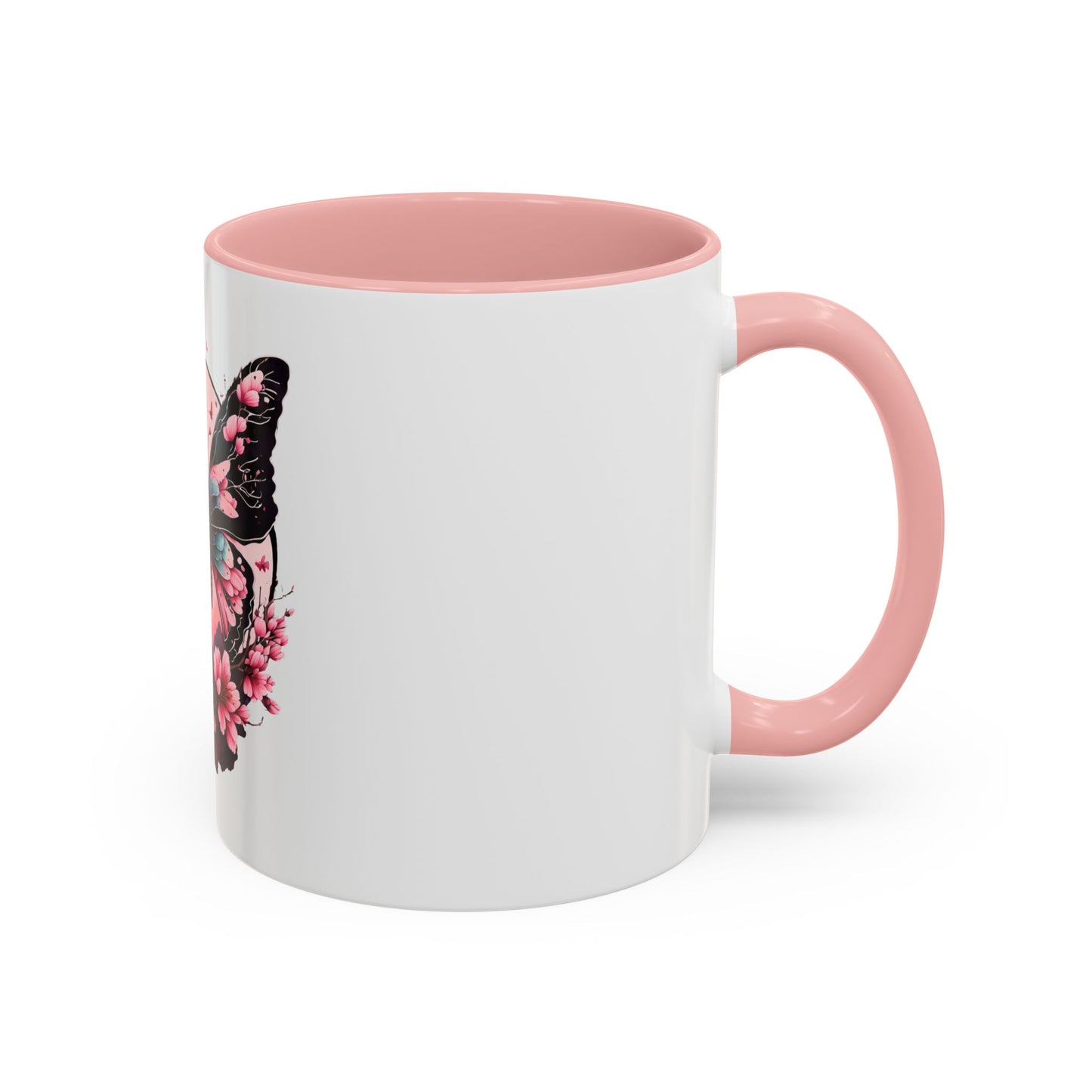Butterfly Blossom Accent Coffee Mug - 11oz & 15oz