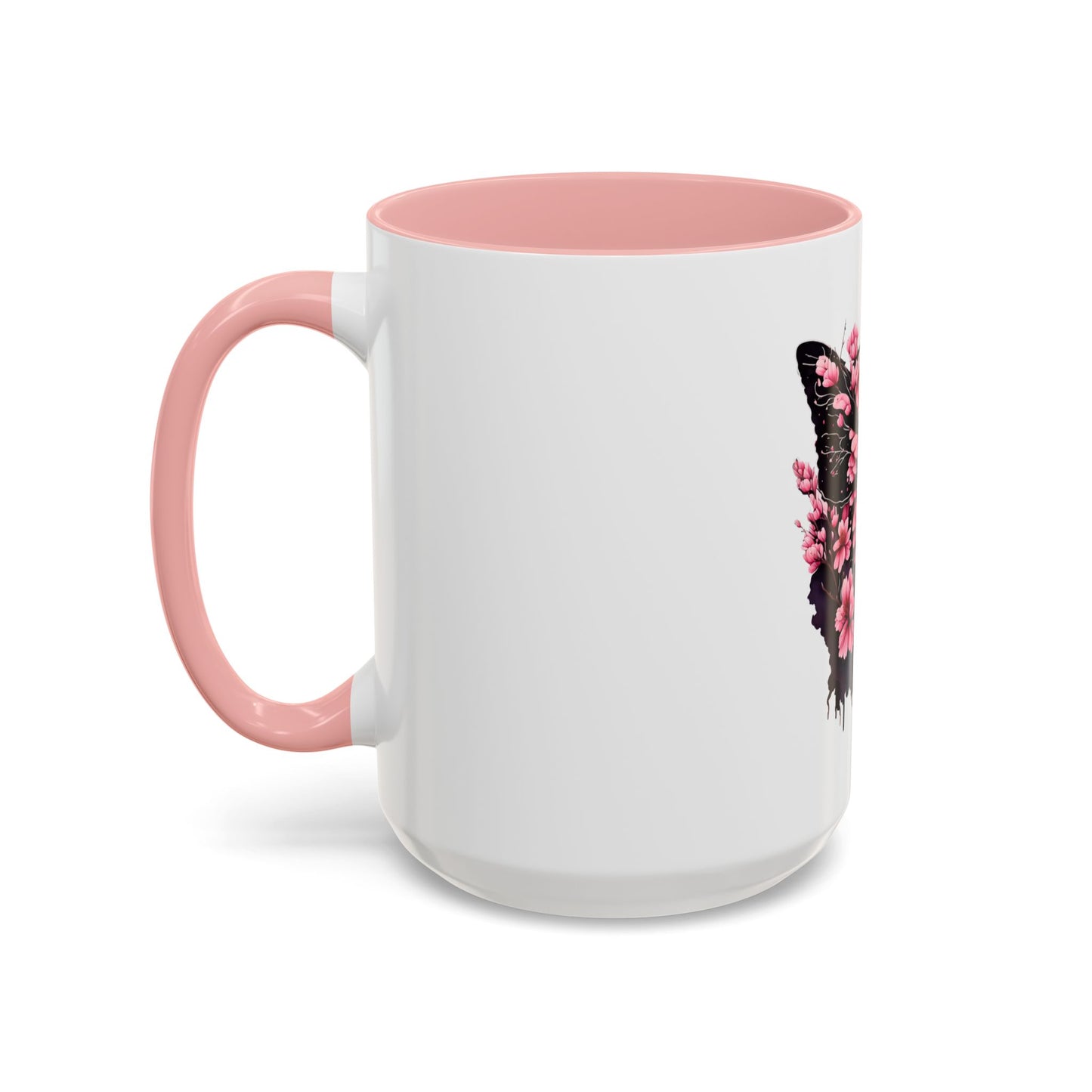 Butterfly Blossom Accent Coffee Mug - 11oz & 15oz