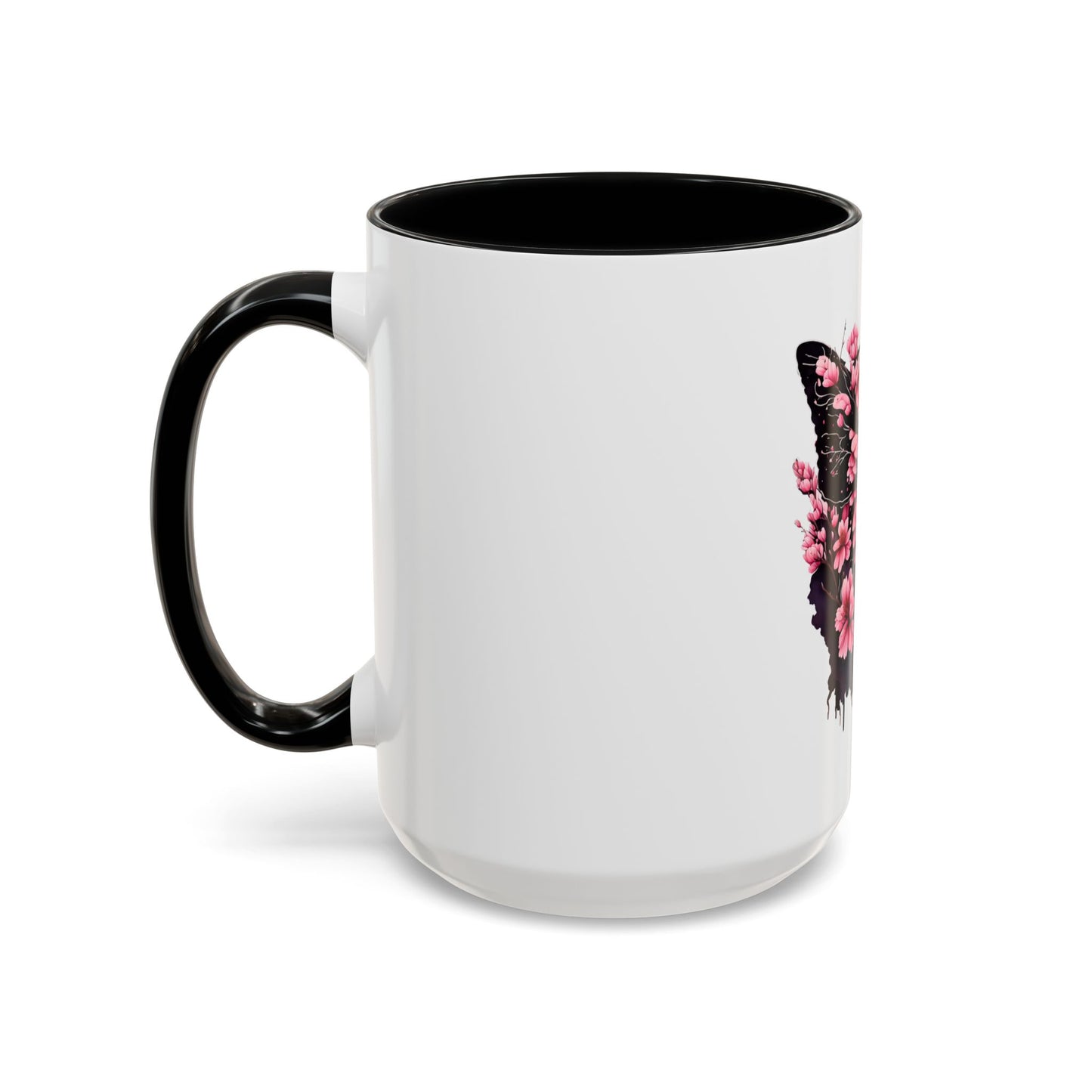 Butterfly Blossom Accent Coffee Mug - 11oz & 15oz